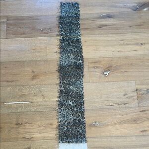 Eyelash Leopard Print Poly Fabric Italy